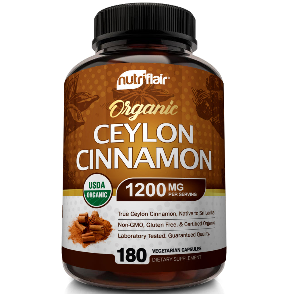 Organic Ceylon Cinnamon 1200mg