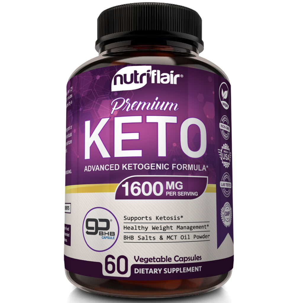 Keto Diet Pills 1600mg, 60 Capsules