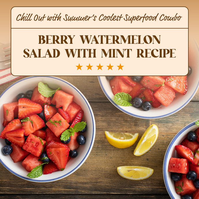 🍉 Berry Watermelon Salad with Mint: Chill Out with Summer’s Coolest Superfood Combo