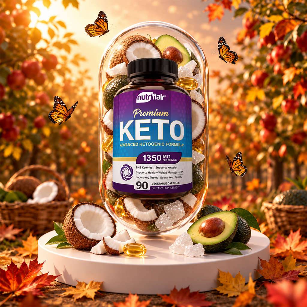 Keto Diet Pills BHB Salts Supplement 1200mg - 90 Capsules