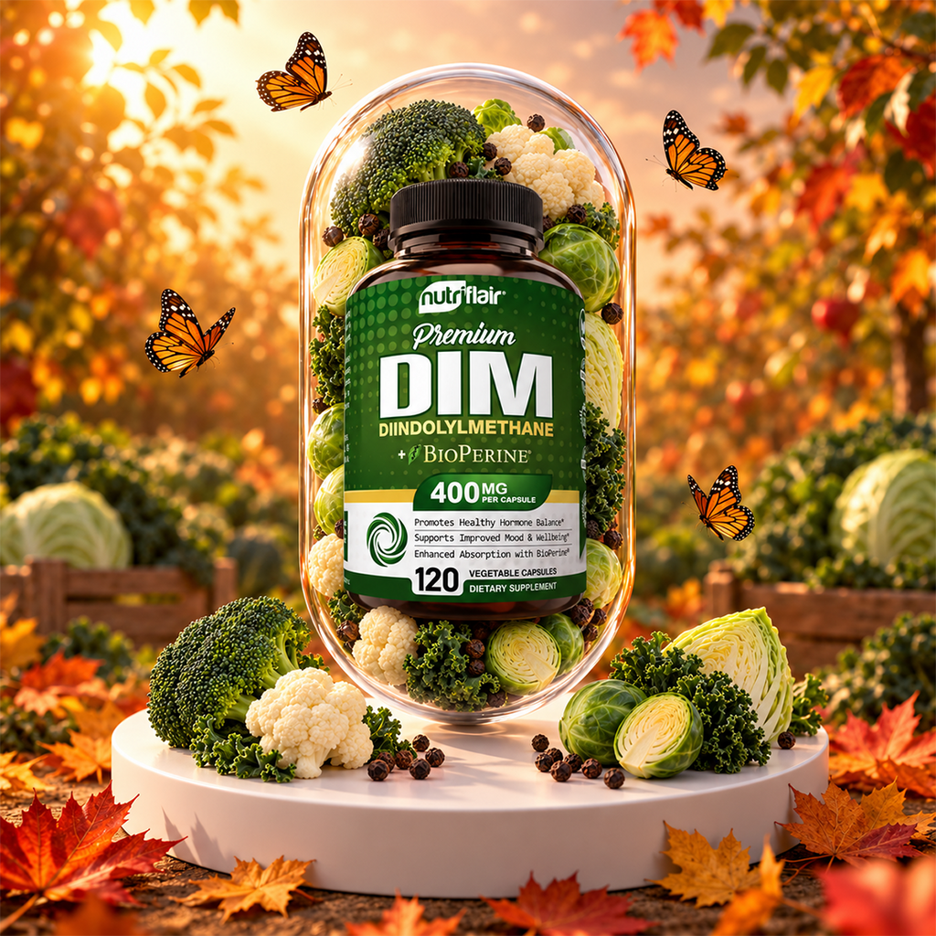 DIM Supplement 400mg with Bioperine - 120 Capsules