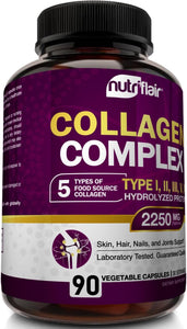 Multi Collagen Complex 2250mg - 90 Capsules