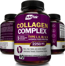Multi Collagen Complex 2250mg - 90 Capsules