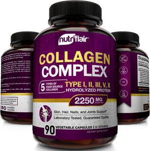 Multi Collagen Complex 2250mg - 90 Capsules