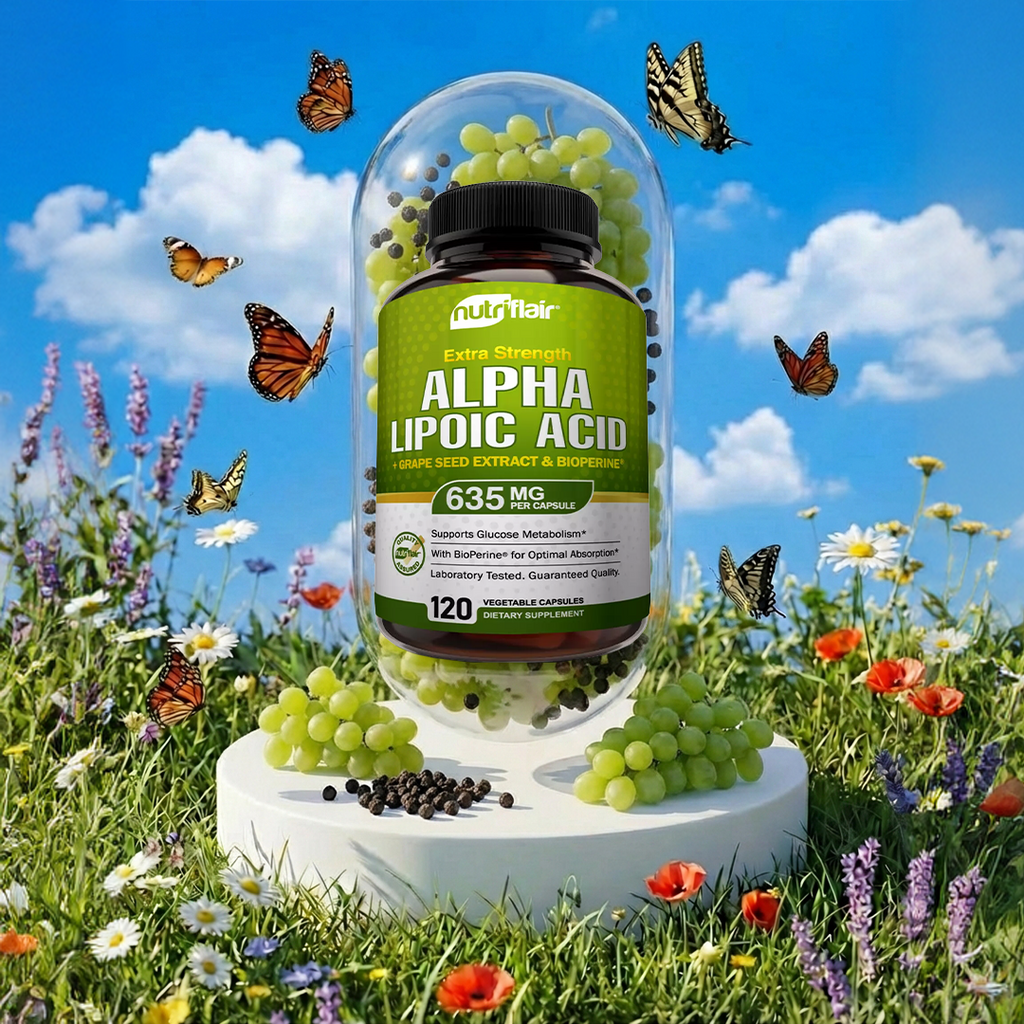 Alpha Lipoic Acid with Grape Seed Extract - 120 Capsules