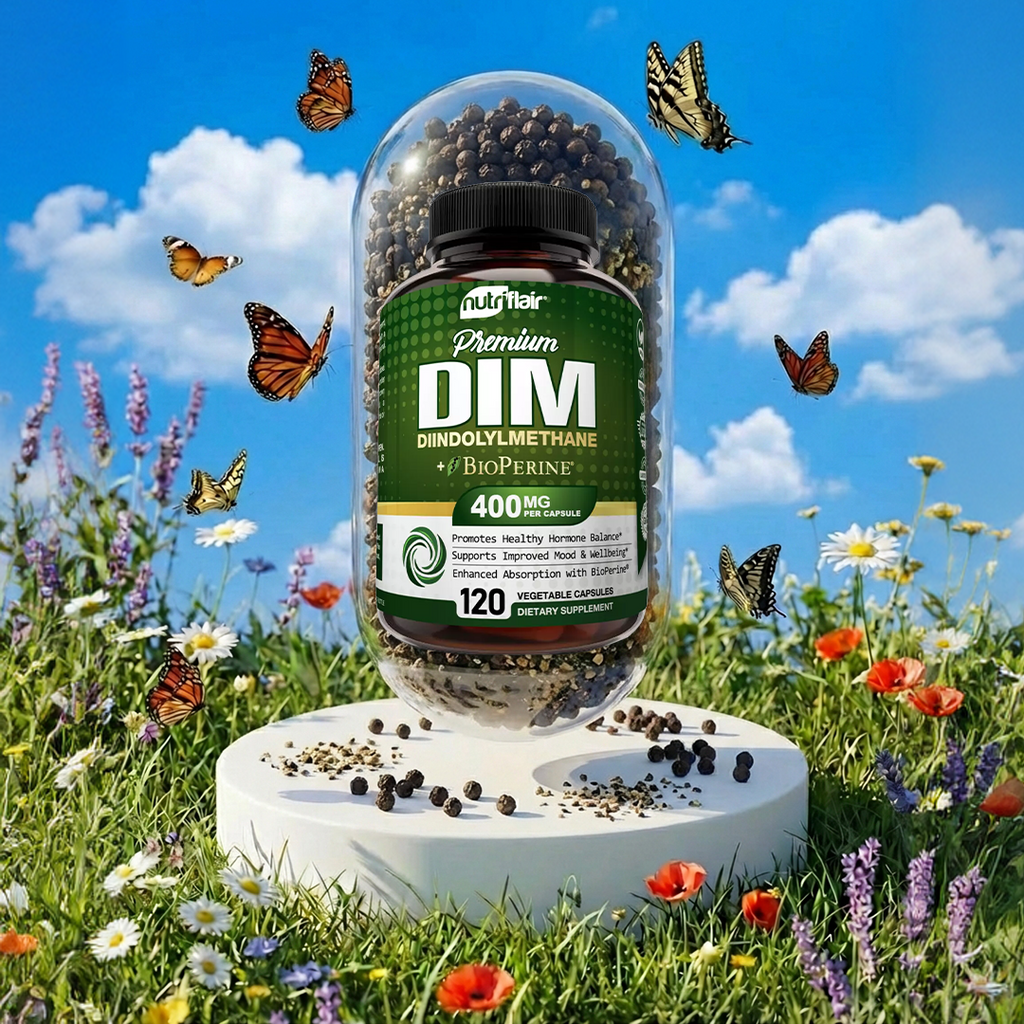 DIM Supplement 400mg with Bioperine - 120 Capsules