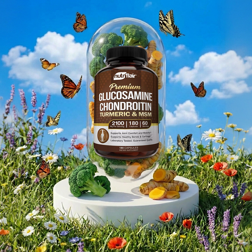 Glucosamine Chondroitin with Turmeric & MSM - 180 capsules