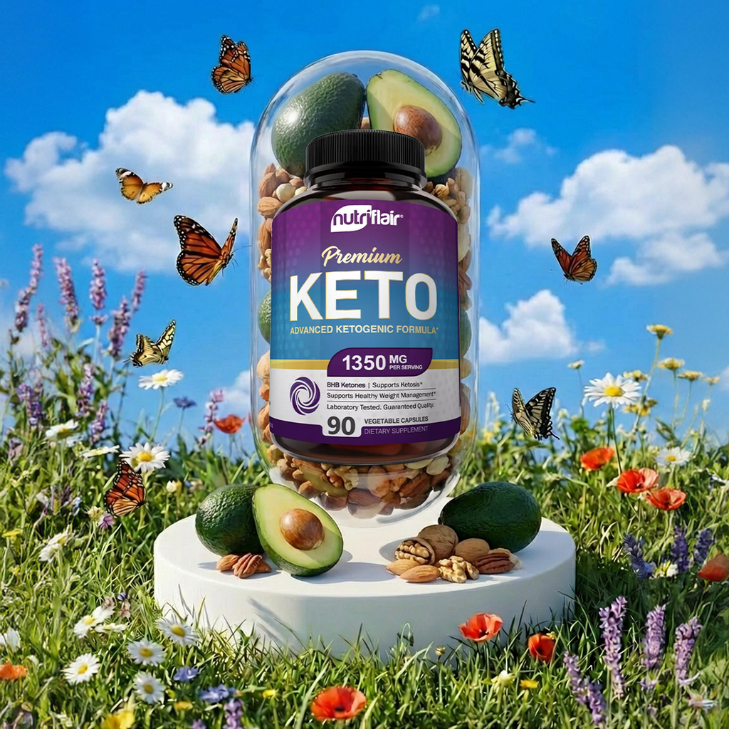 Keto Diet Pills BHB Salts Supplement 1200mg - 90 Capsules