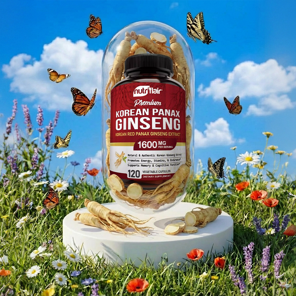 Korean Red Panax Ginseng 1600mg - 120 Capsules