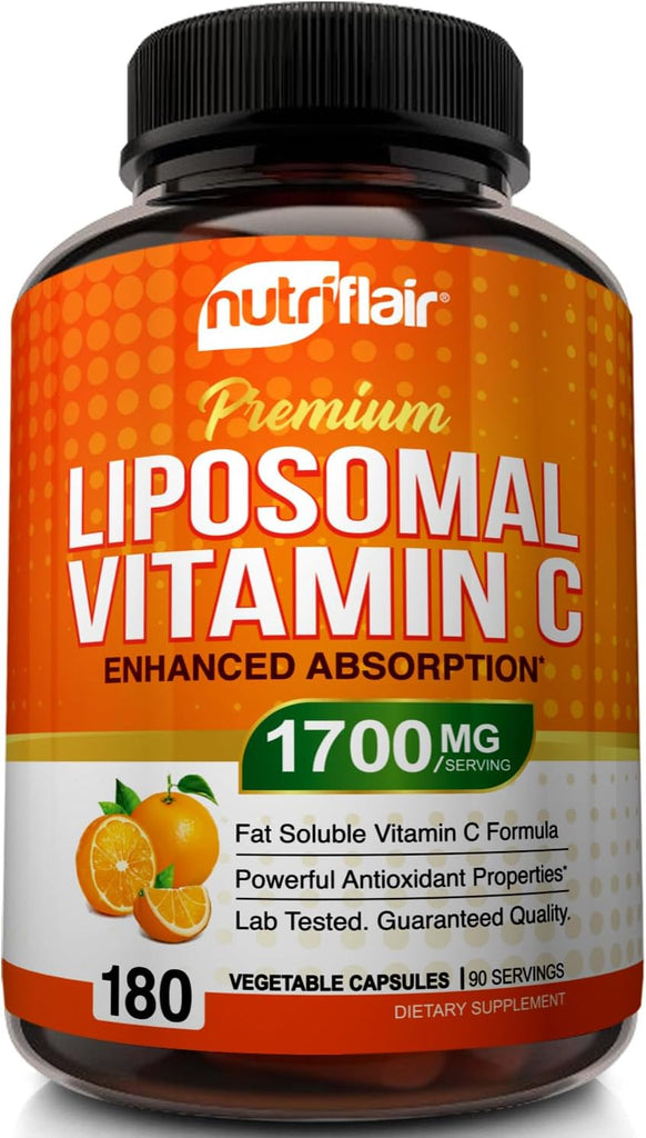 Liposomal Vitamin C 1600 mg - 180 Capsules