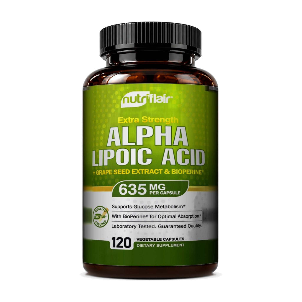 Alpha Lipoic Acid with Grape Seed Extract - 120 Capsules