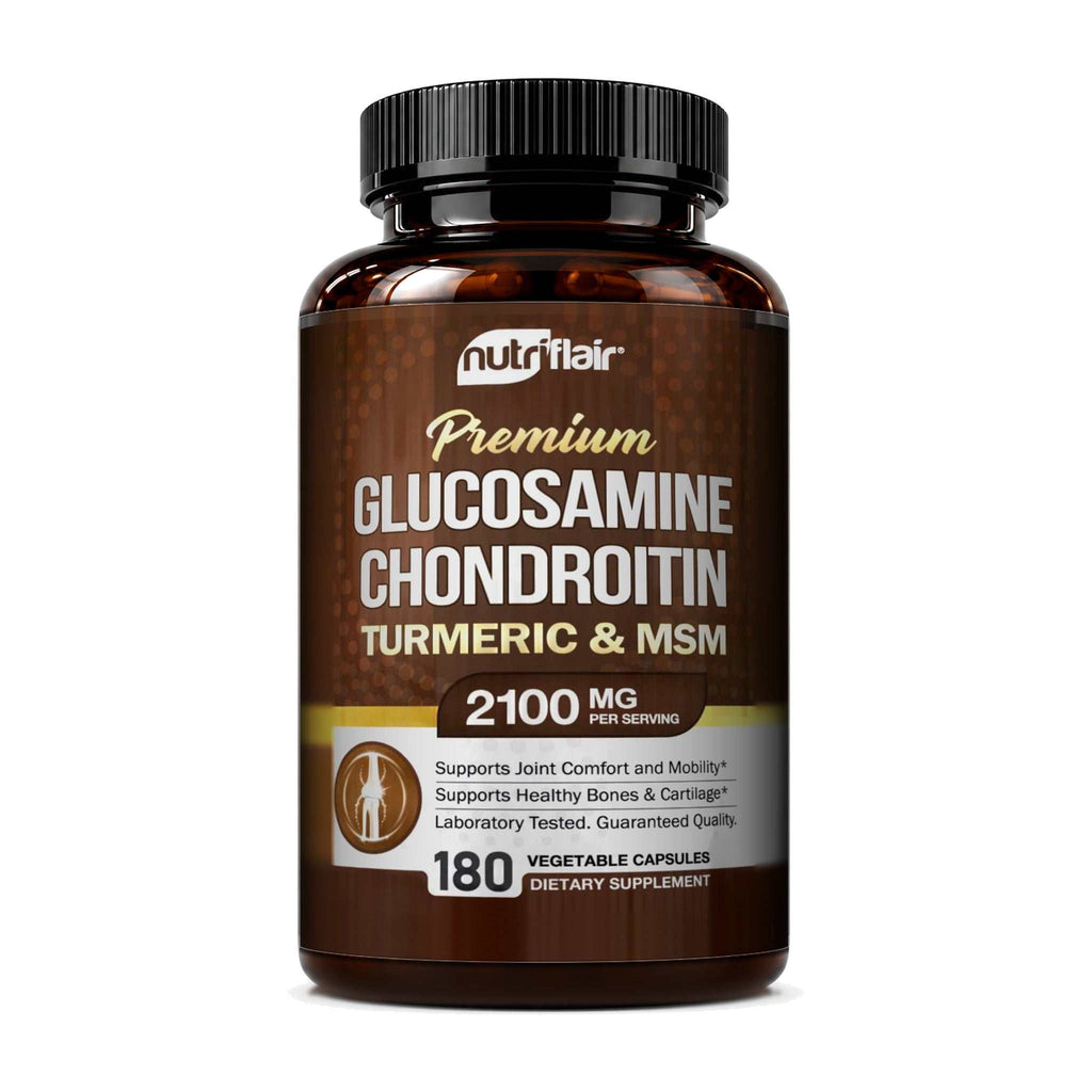 Glucosamine Chondroitin with Turmeric & MSM - 180 capsules