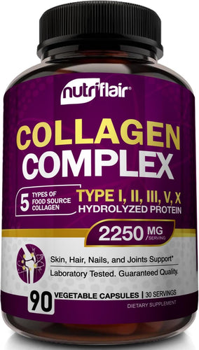 Multi Collagen Complex 2250mg - 90 Capsules
