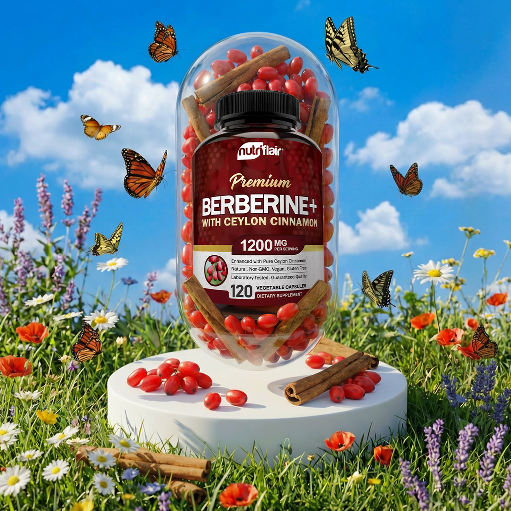 Official NutriFlair Berberine with Ceylon Cinnamon main product image