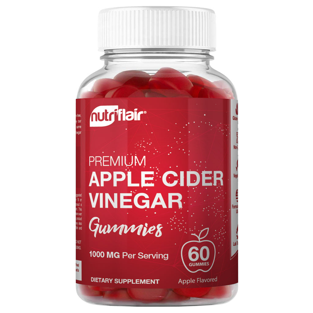 Apple Cider Vinegar Gummies 1000mg - 60 Pieces