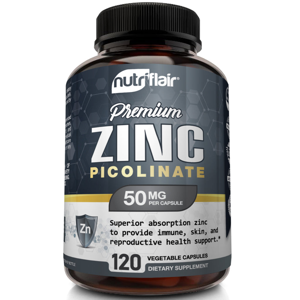 Zinc Picolinate 50mg - 120 Capsules