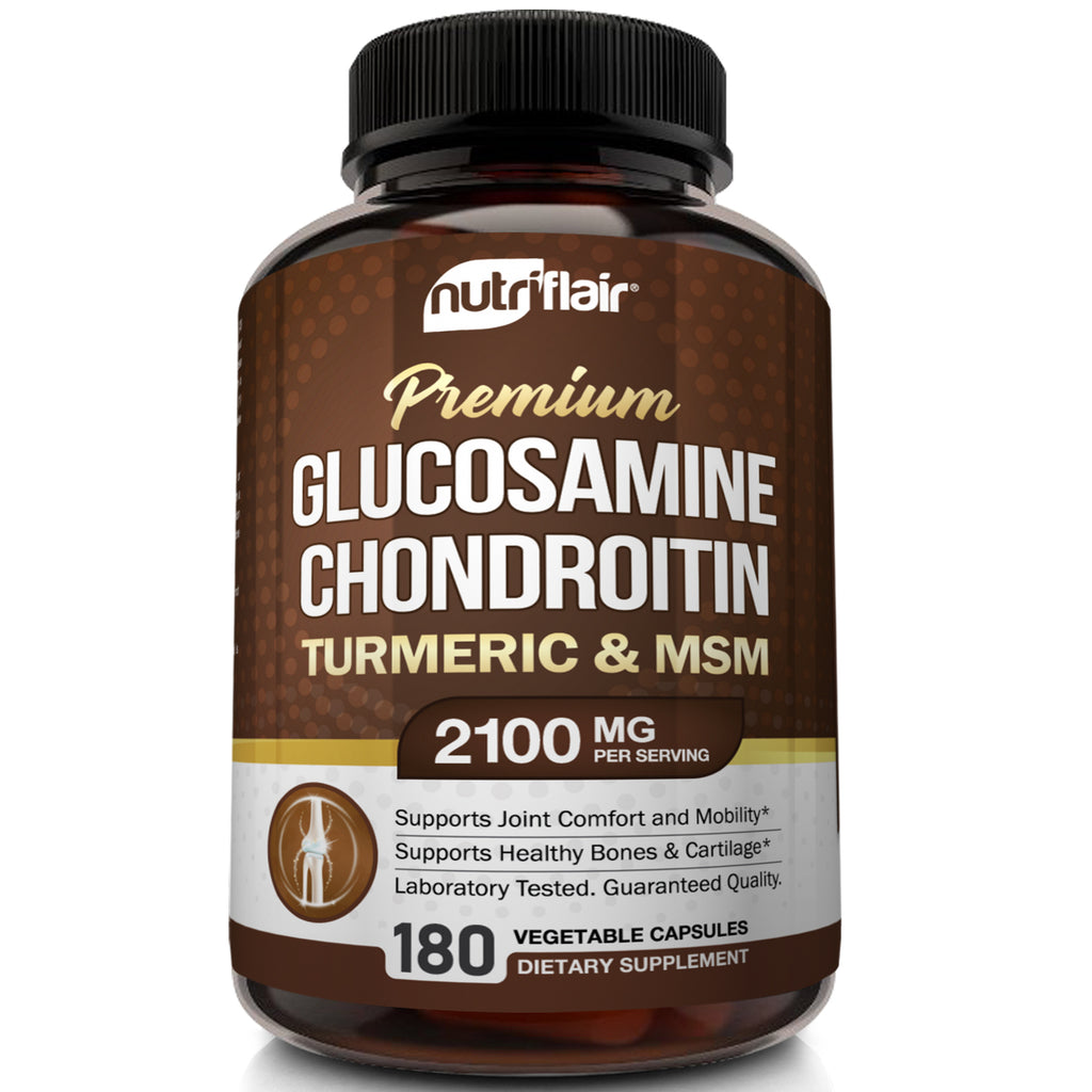 Glucosamine Chondroitin with Turmeric & MSM - 180 capsules
