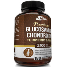 Glucosamine Chondroitin with Turmeric & MSM - 180 capsules - NutriFlair