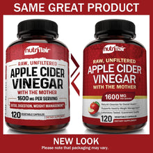 Apple Cider Vinegar Capsules with The Mother - 120 Vegan ACV Pills - Best Supplement for Healthy Weight Loss, Diet, Keto, Digestion, Detox, Immune - Powerful Cleanser & Appetite Suppressant Non-GMO